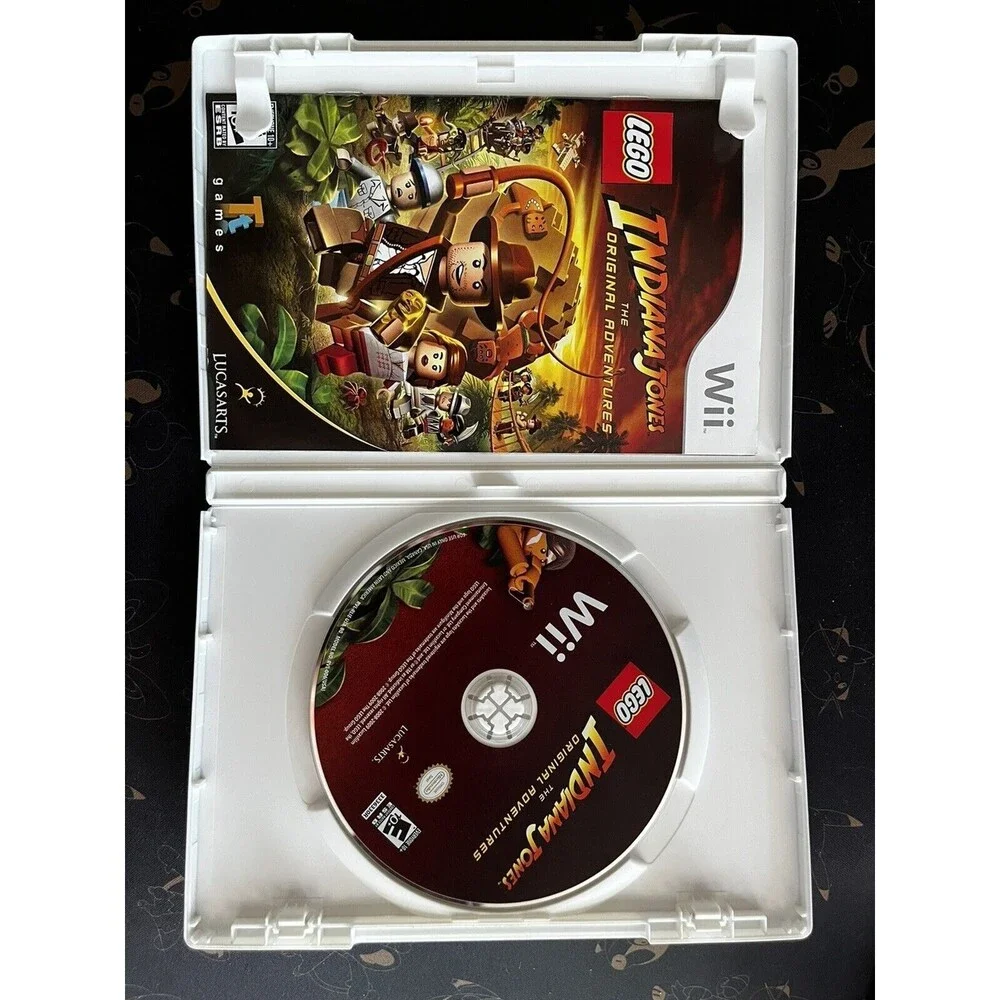 LEGO Indiana Jones The Original Adventures Nintendo Wii 2008 Lucas Arts CIB